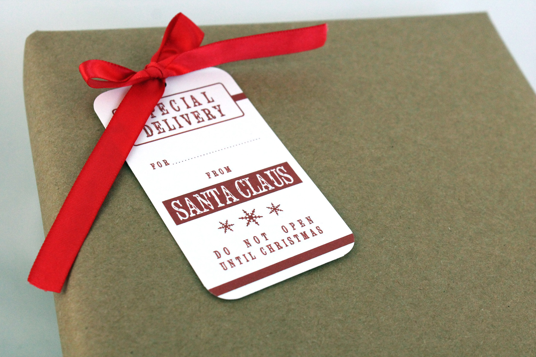Printable Santa Gift Tags Who Arted?